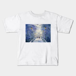 WINTER EVENING Kids T-Shirt